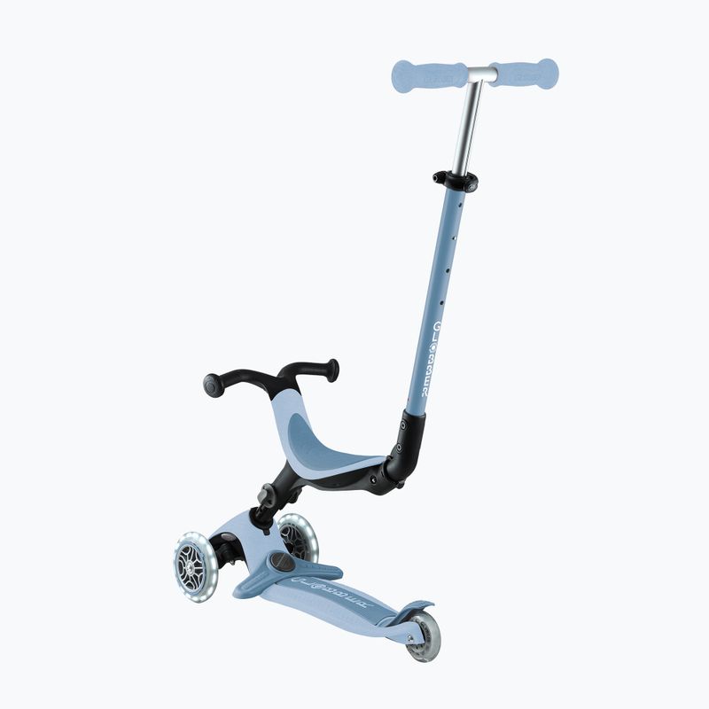 Children's three-wheeled scooter Globber Go.Up Active Ecologic Lights blueberry 11