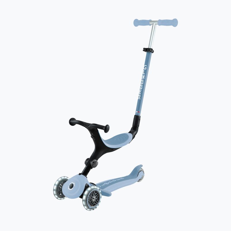 Children's three-wheeled scooter Globber Go.Up Active Ecologic Lights blueberry 12