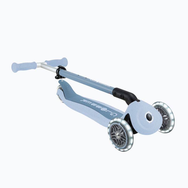 Children's three-wheeled scooter Globber Go.Up Active Ecologic Lights blueberry 13
