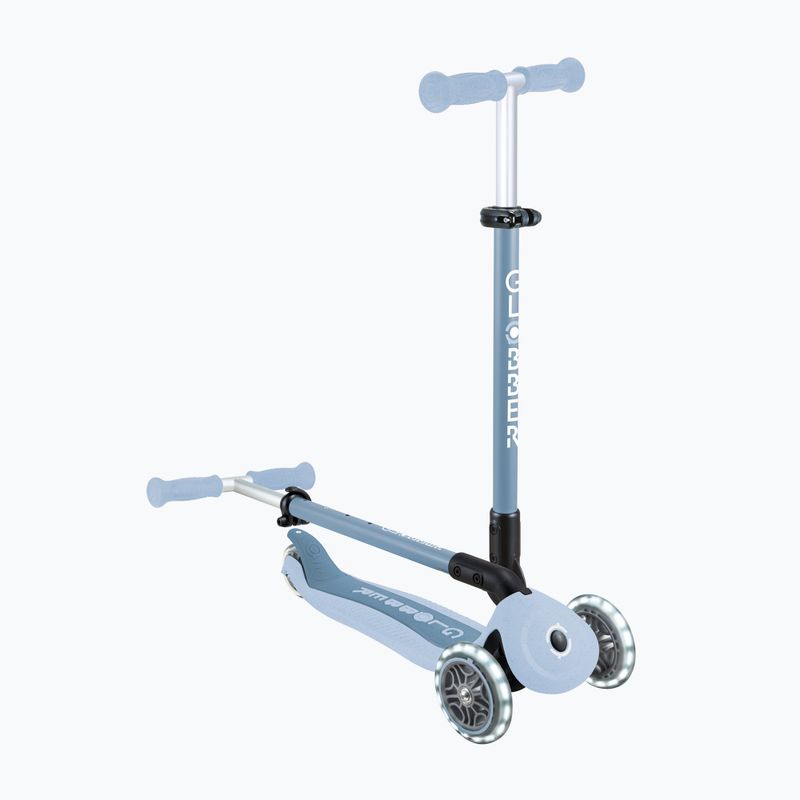 Children's three-wheeled scooter Globber Go.Up Active Ecologic Lights blueberry 15