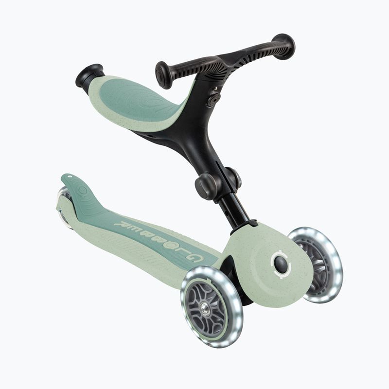 Children's three-wheeled scooter Globber Go.Up Active Ecologic Lights pistachio 4