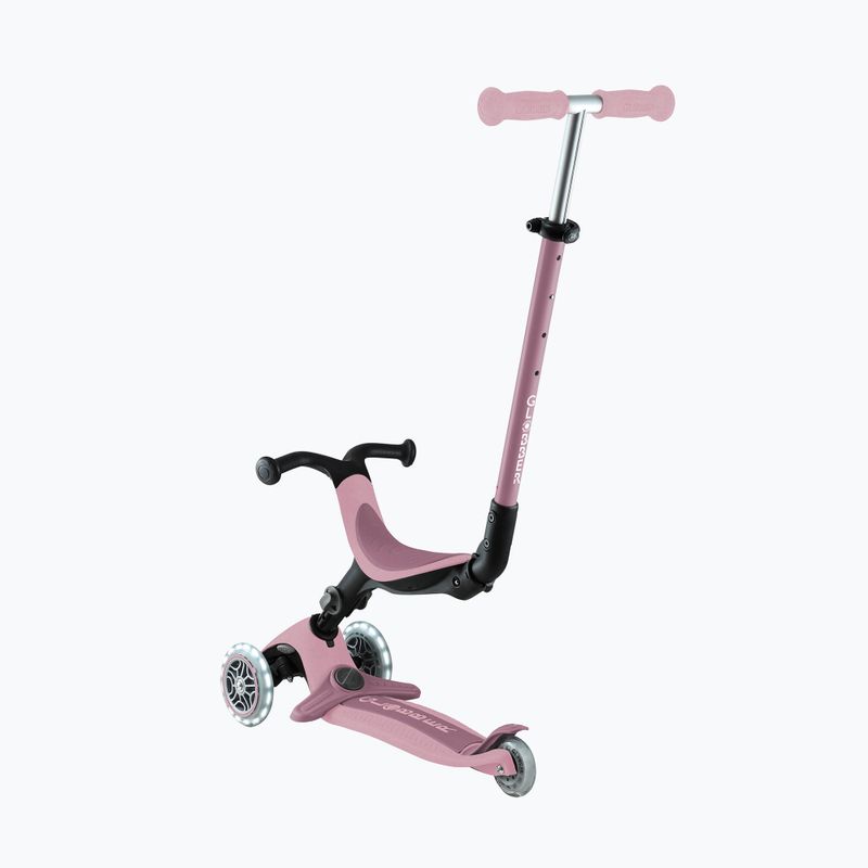 Children's three-wheeled scooter Globber Go.Up Active Ecologic Lights berry 11