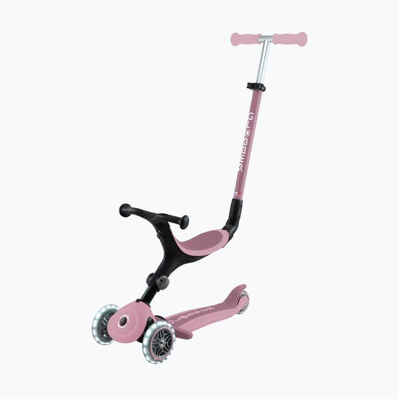 Children's three-wheeled scooter Globber Go.Up Active Ecologic Lights berry 12