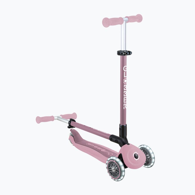 Children's three-wheeled scooter Globber Go.Up Active Ecologic Lights berry 14