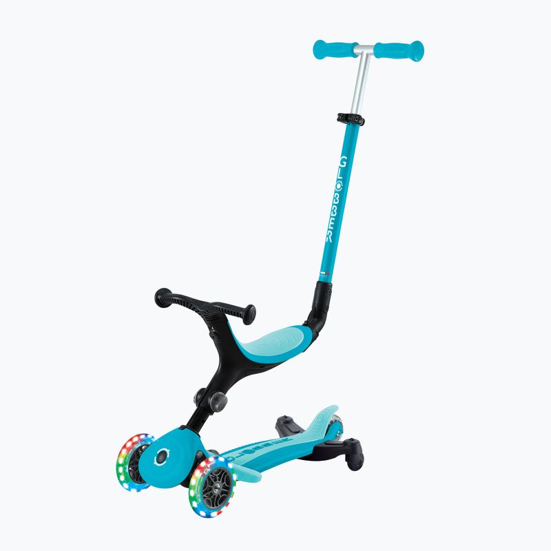 Children's three-wheeled scooter Globber Go.Up Active Lights 360 aqua 11
