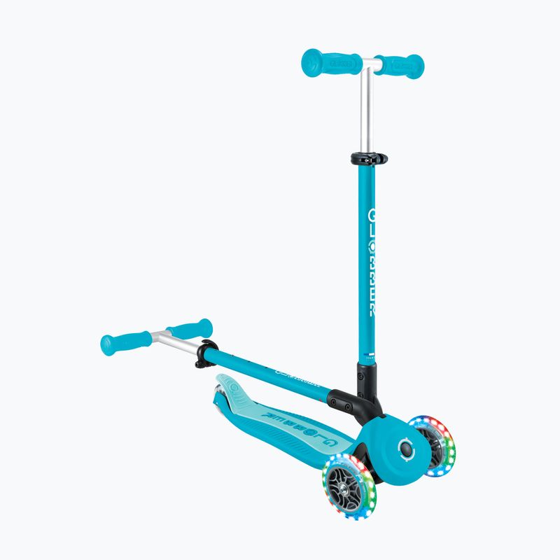 Children's three-wheeled scooter Globber Go.Up Active Lights 360 aqua 16