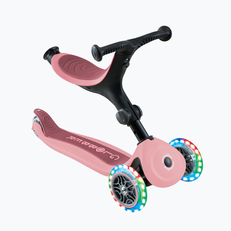 Children's three-wheeled scooter Globber Go.Up Active Lights 360 pink 4