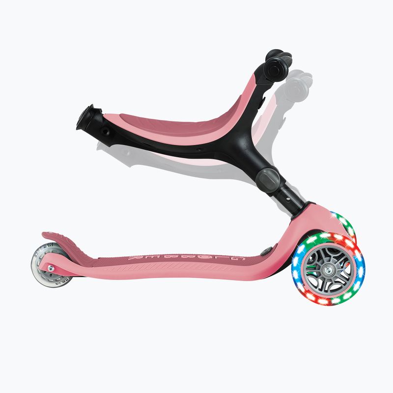 Children's three-wheeled scooter Globber Go.Up Active Lights 360 pink 7