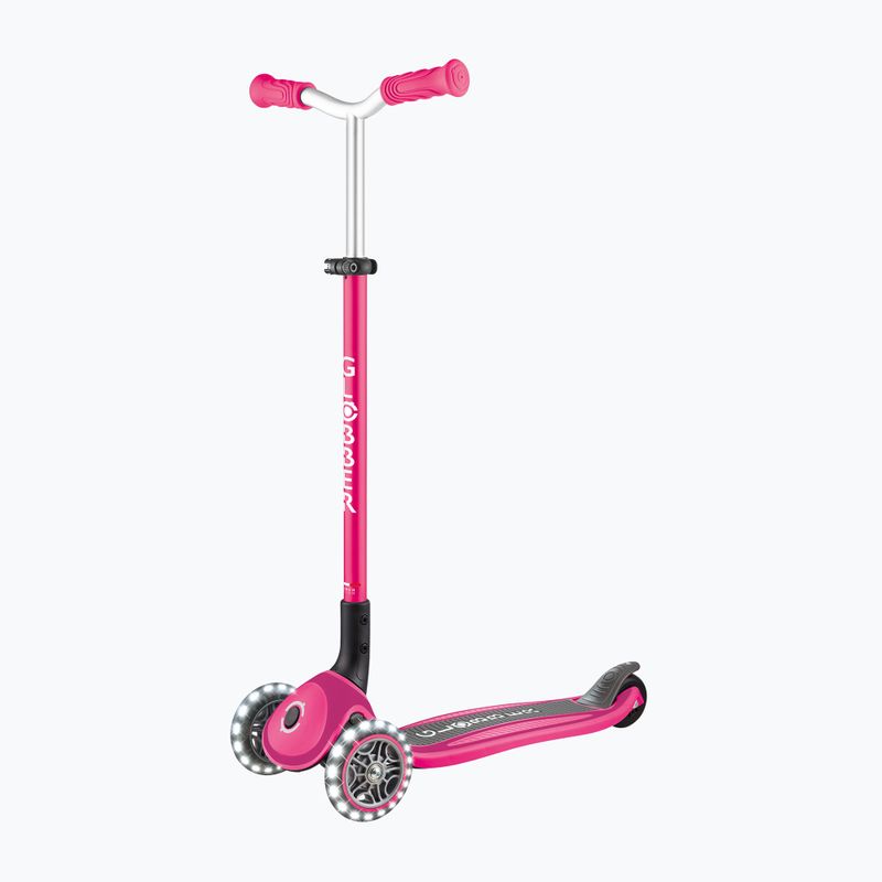 Children's three-wheeled scooter Globber Master Lights fuchsia 4