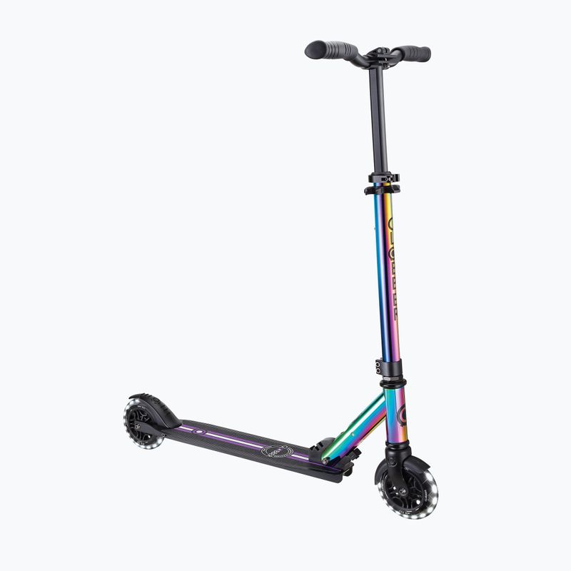 Globber Flow Element Lights neo chrome children's scooter