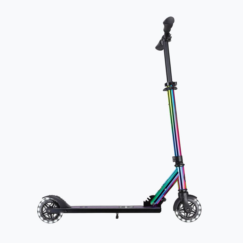 Globber Flow Element Lights neo chrome children's scooter 2