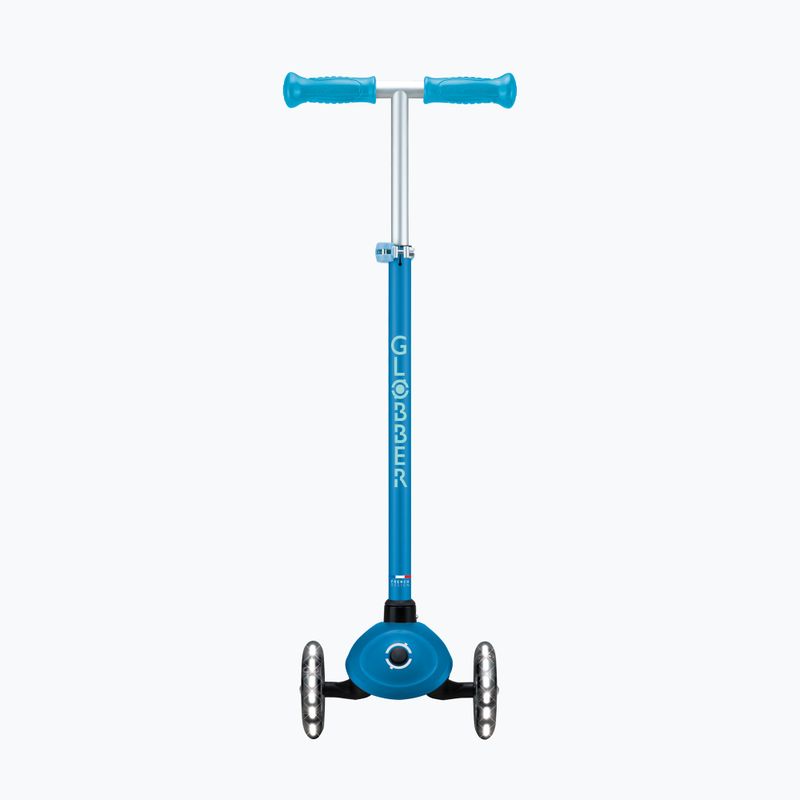 Children's three-wheeled scooter Globber Primo Plus Glow Lights petrol blue 5