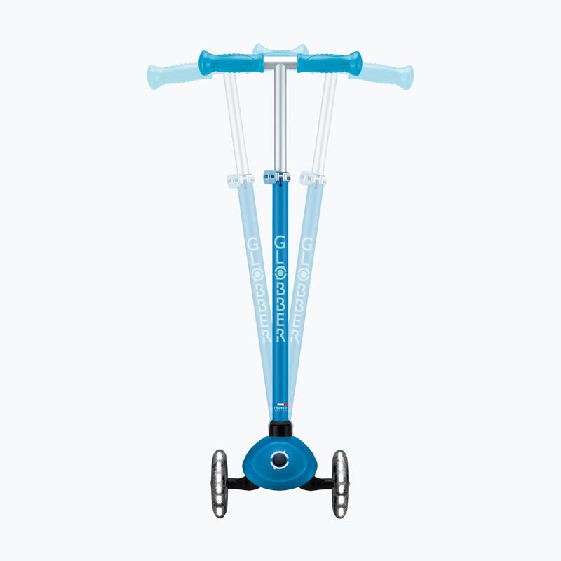 Children's three-wheeled scooter Globber Primo Plus Glow Lights petrol blue 8