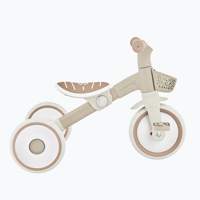 Three-wheeled balance bike Globber Learning Trike 2in1 Plus Ecologic coconut 2