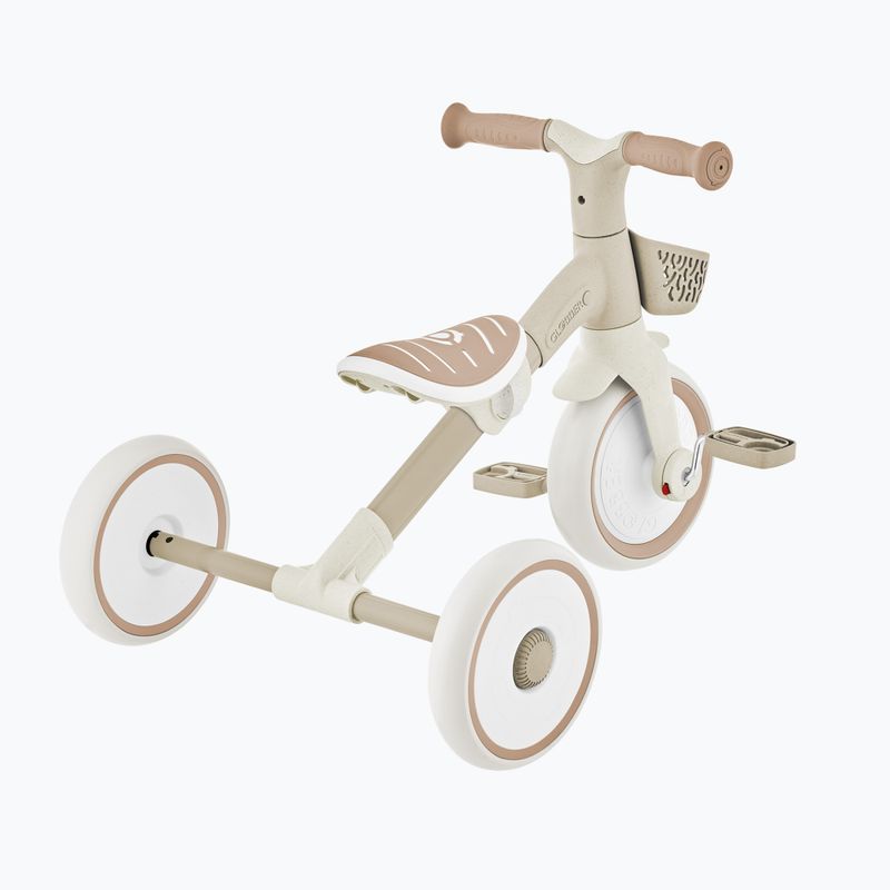 Three-wheeled balance bike Globber Learning Trike 2in1 Plus Ecologic coconut 7