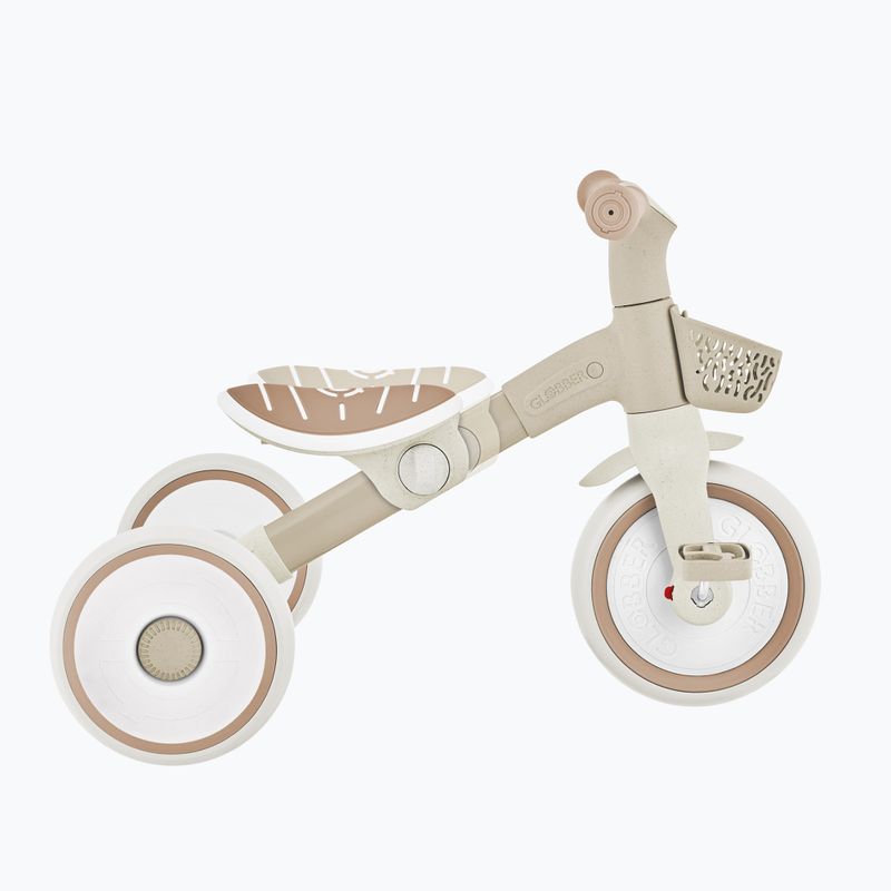 Three-wheeled balance bike Globber Learning Trike 2in1 Plus Ecologic coconut 10