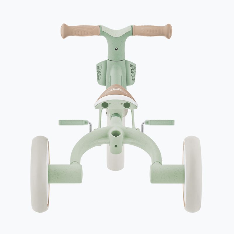 Tricycle balance bike with parent handle Globber Learning Trike 2w1 Plus Ecologic pistachio 9