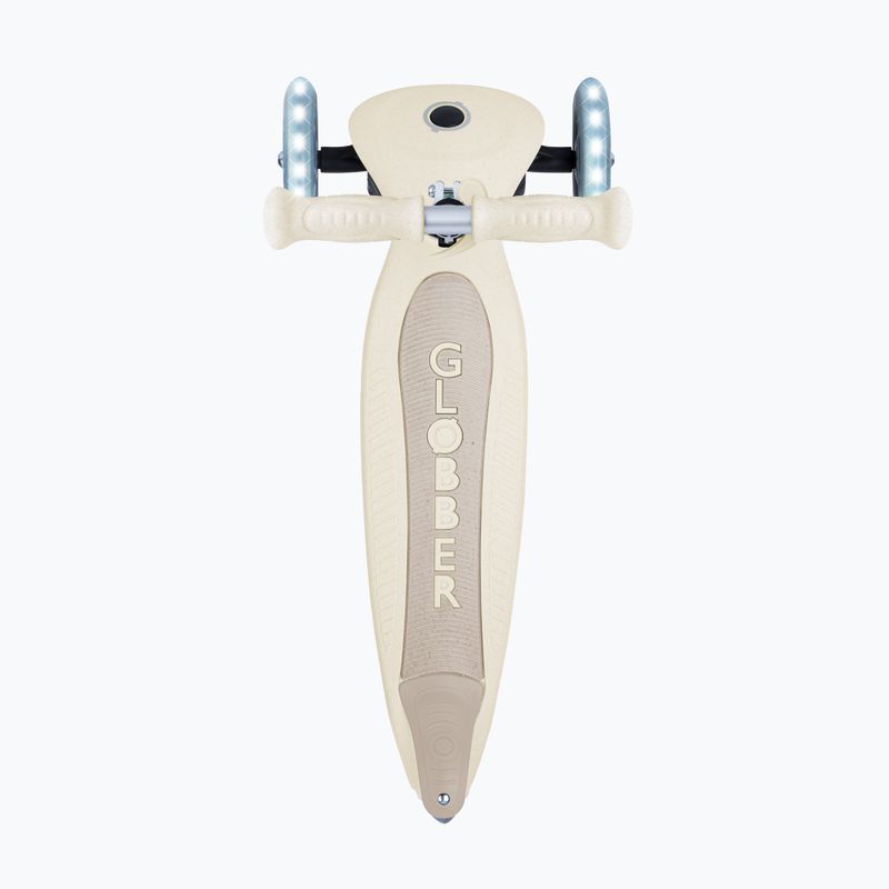 Children's three-wheeled scooter Globber Junior Foldable Lights Eco coconut 4