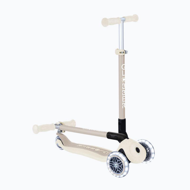 Children's three-wheeled scooter Globber Junior Primo Foldable Lights Eco coconut 6