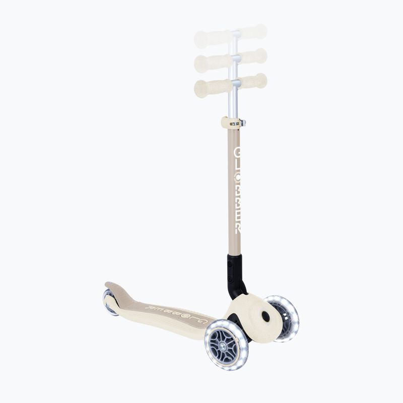 Children's three-wheeled scooter Globber Junior Primo Foldable Lights Eco coconut 10