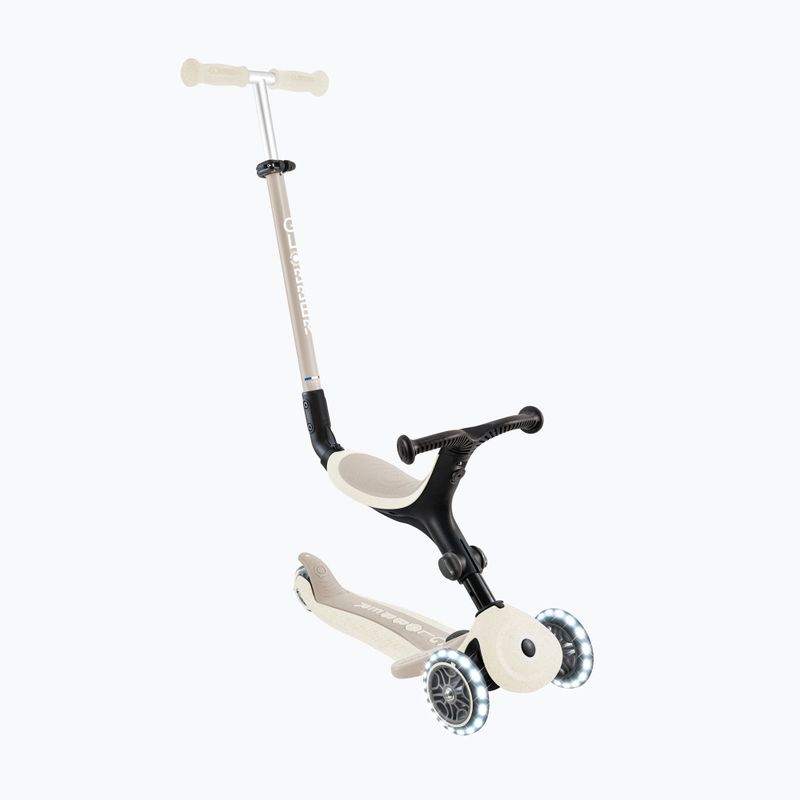 Children's three-wheeled scooter Globber Go.Up Active Ecologic Lights coconut 3