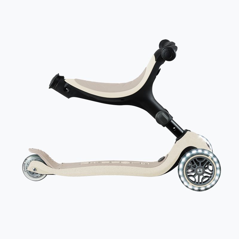 Children's three-wheeled scooter Globber Go.Up Active Ecologic Lights coconut 7