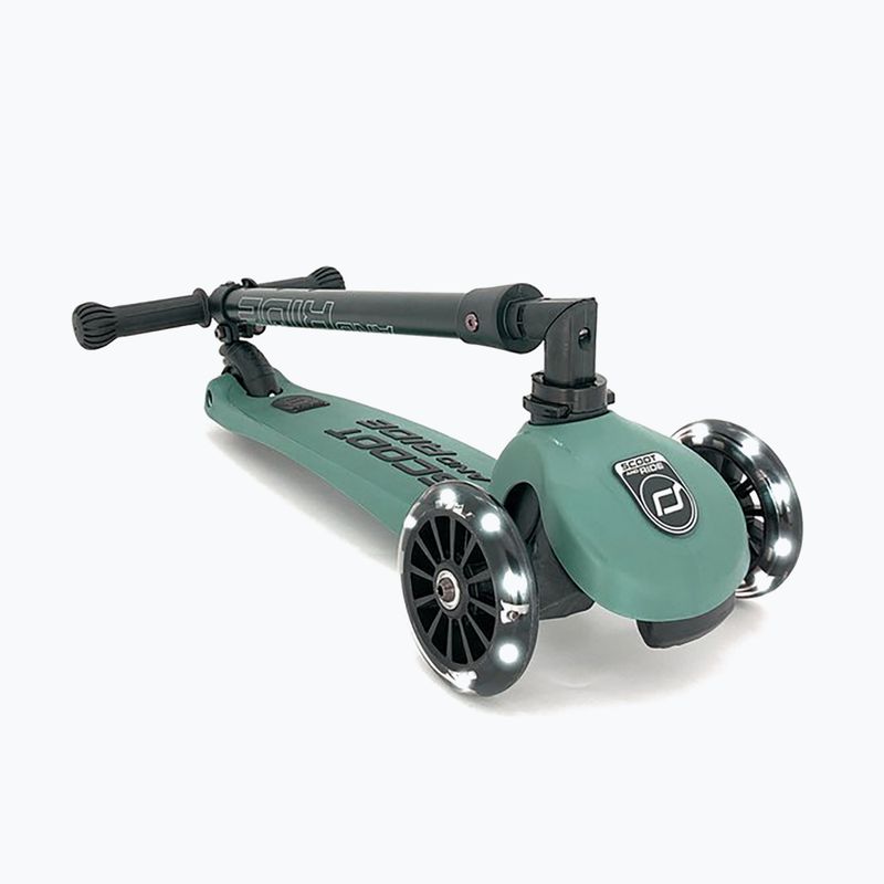 Scoot & Ride Highwaykick 3 LED forest children's tricycle scooter 3