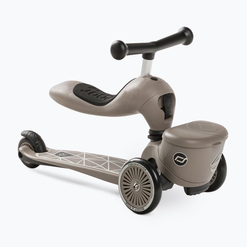 Scoot & Ride Highwaykick 1 Lifestyle 2-in-1 brown lines children's scooter 4