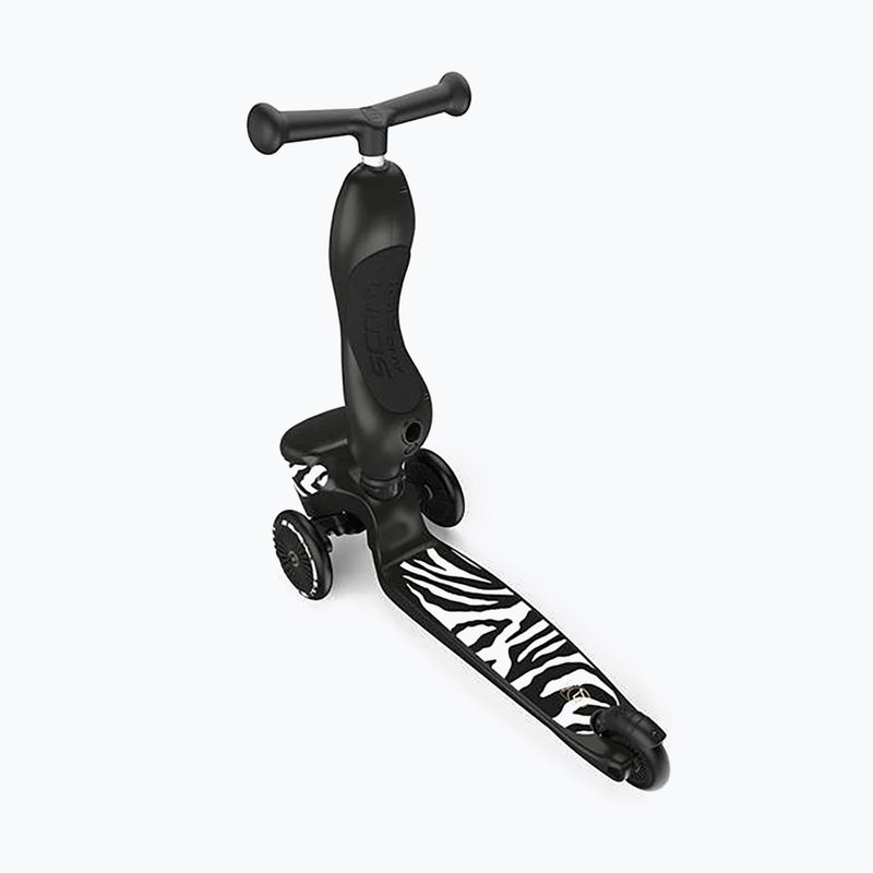 Scoot & Ride Highwaykick 1 Lifestyle 2-in-1 zebra children's scooter 13