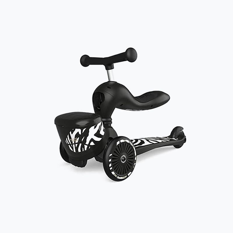 Scoot & Ride Highwaykick 1 Lifestyle 2-in-1 zebra children's scooter 14