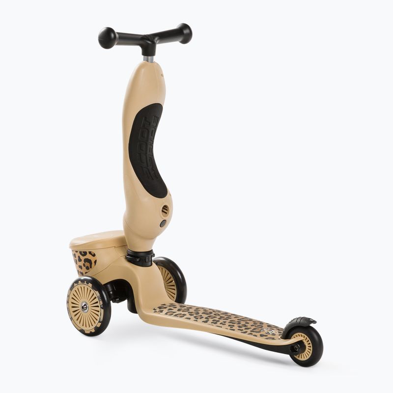 Scoot & Ride Highwaykick 1 Lifestyle 2in1 leopard children's scooter 5