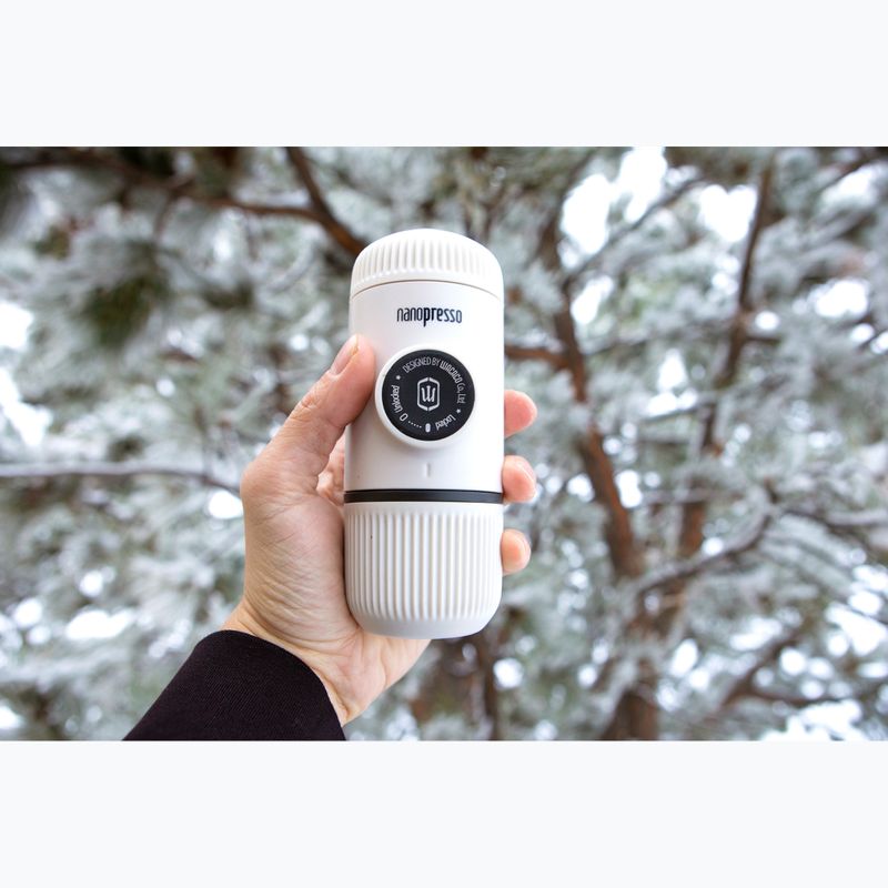 Wacaco Nanopresso portable coffee machine 80 ml + chill white case 4