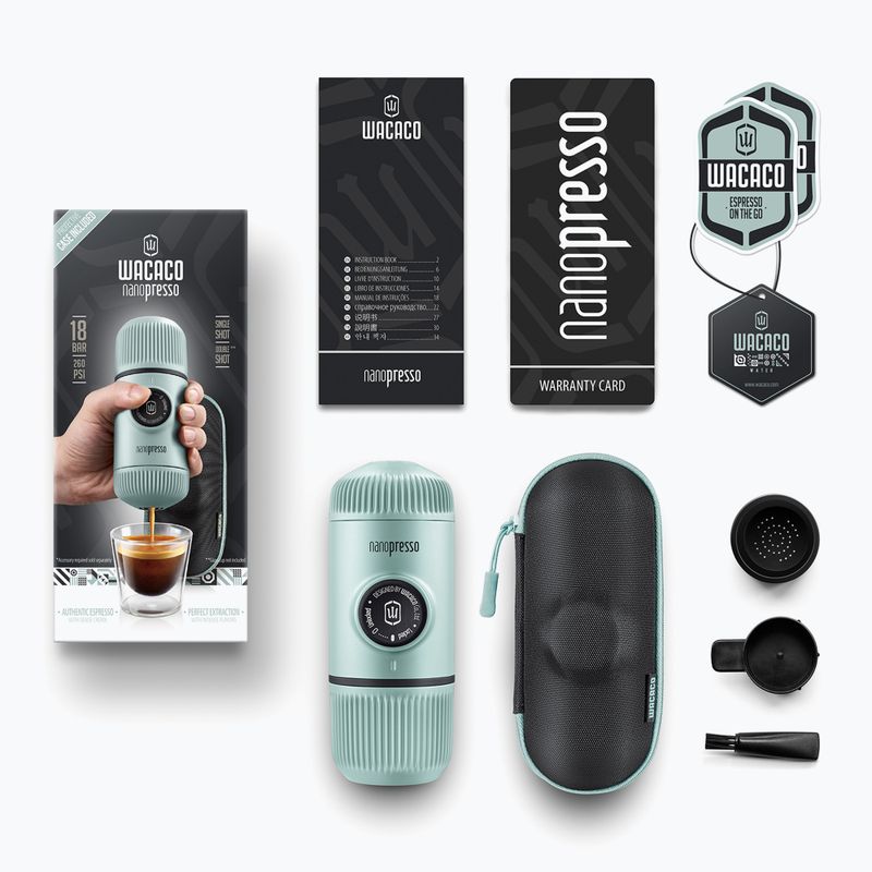 Wacaco Nanopresso portable coffee machine 80 ml + case arctic blue 2