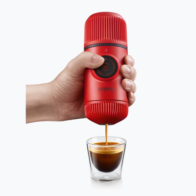 Wacaco Nanopresso portable coffee machine 80 ml + case lava red 3