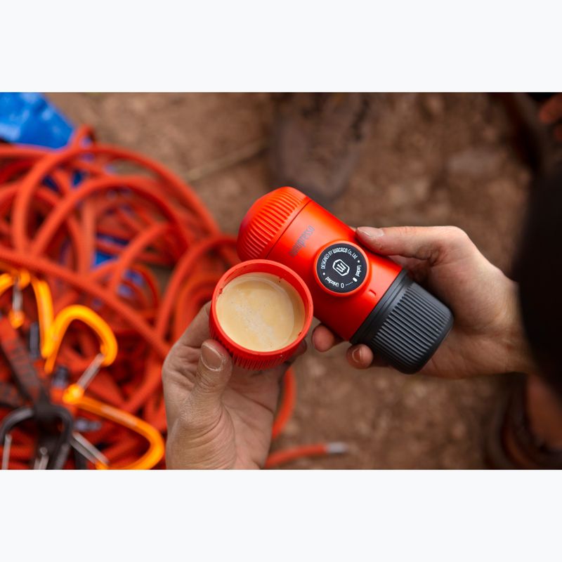 Wacaco Nanopresso portable coffee machine 80 ml + case lava red 7
