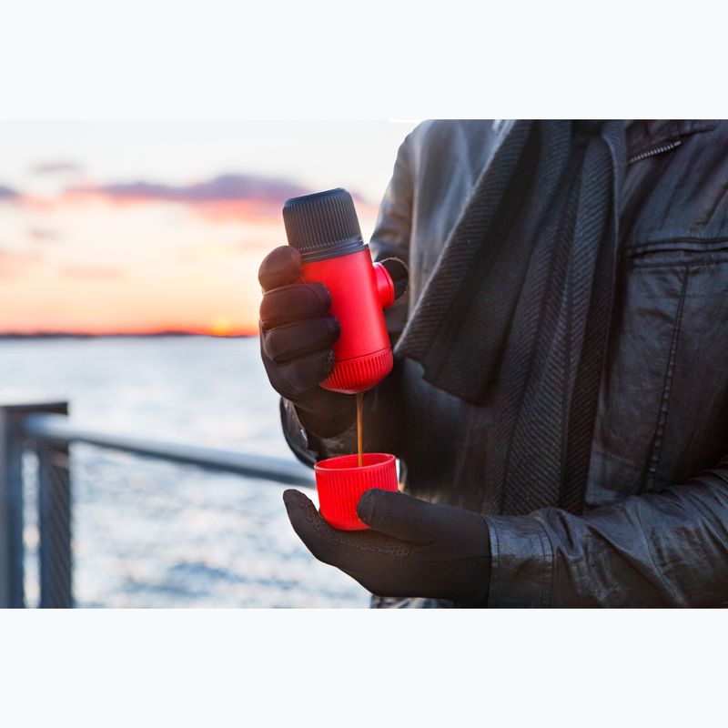 Wacaco Nanopresso portable coffee machine 80 ml + case lava red 9