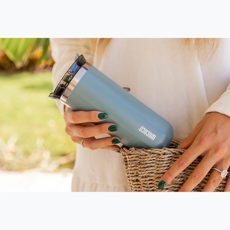 WACACO Octaroma Grande thermal mug 435 ml cadet blue 3