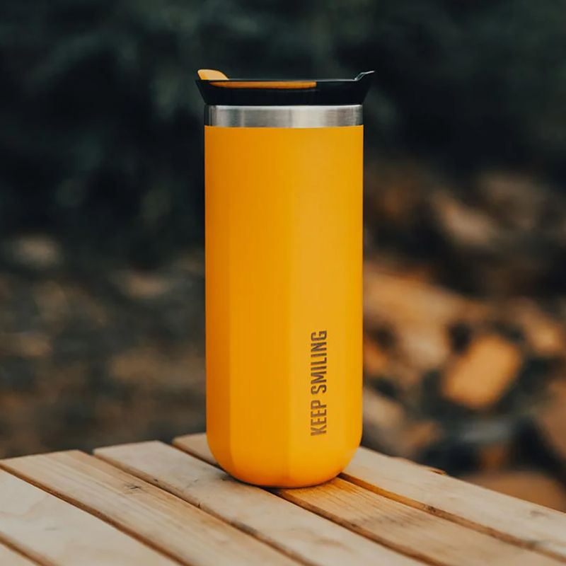 WACACO Octaroma Grande thermal mug 435 ml amber yellow 3