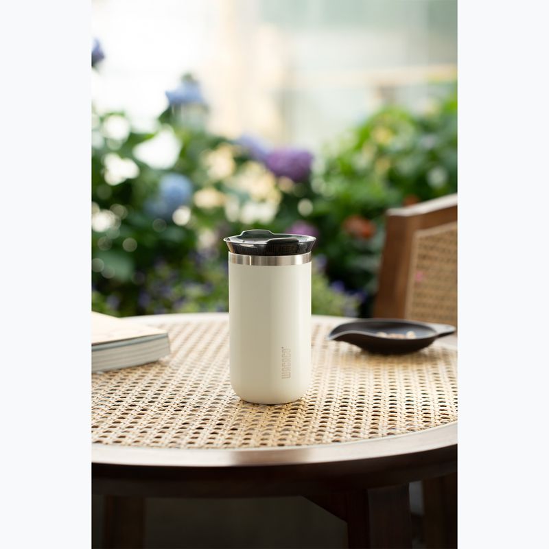 Thermal mug WACACO Octaroma Lungo 300 ml ceramic white 2