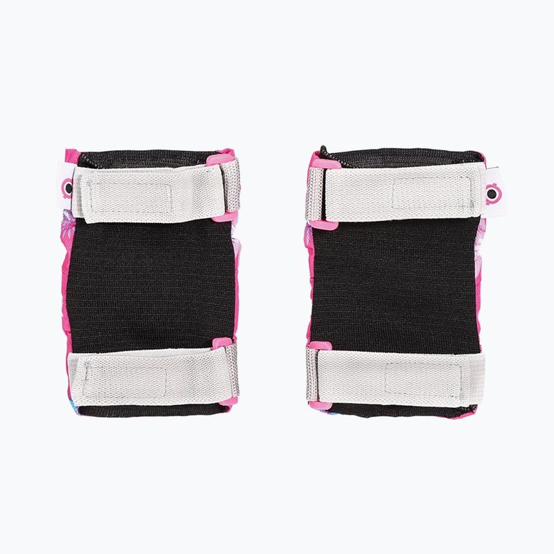 Globber Toddler deep pink/flowers baby protector set 3