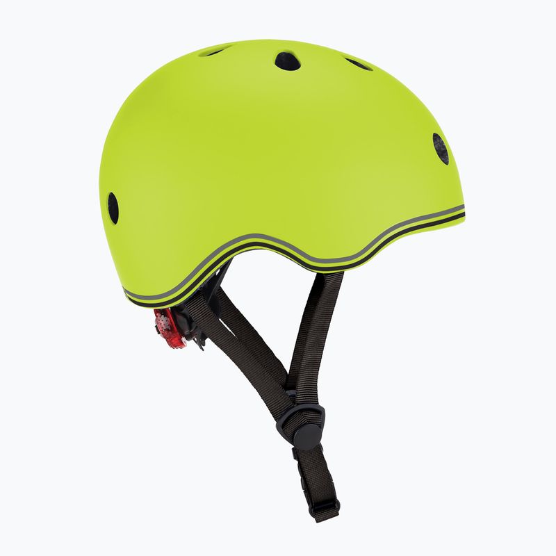 Children's helmet Globber Go.Up Lights lime green 2