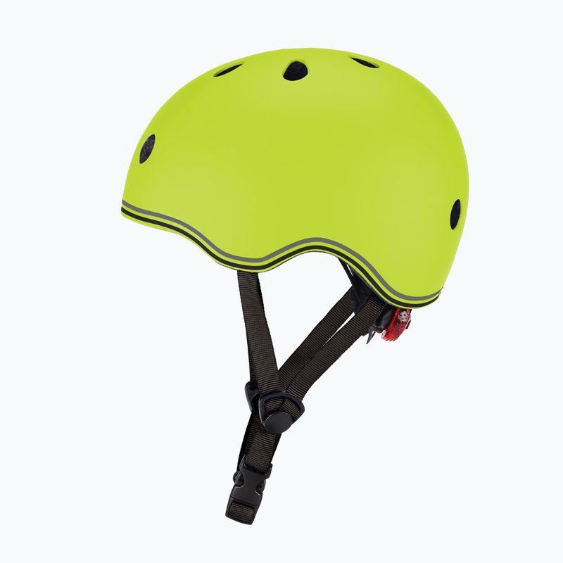 Children's helmet Globber Go.Up Lights lime green 3