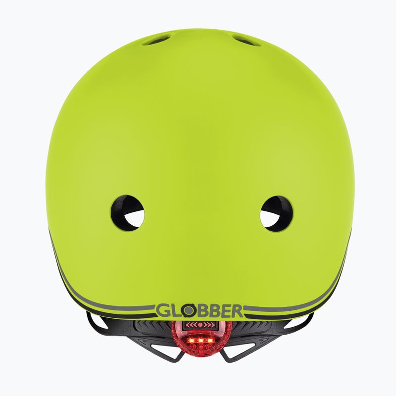 Children's helmet Globber Go.Up Lights lime green 4