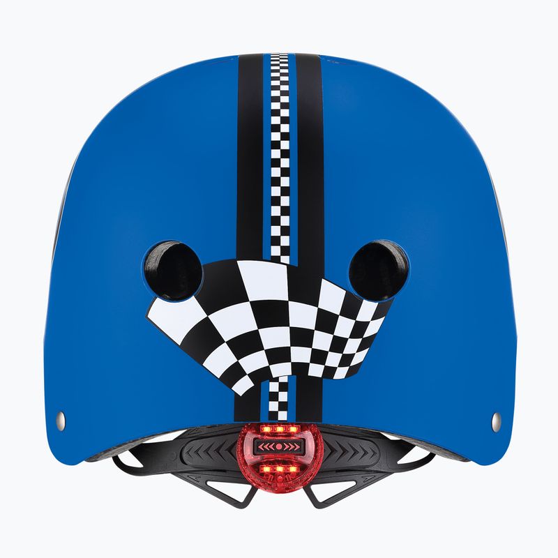 Children's helmet Globber Elite Lights navy blue racing 4