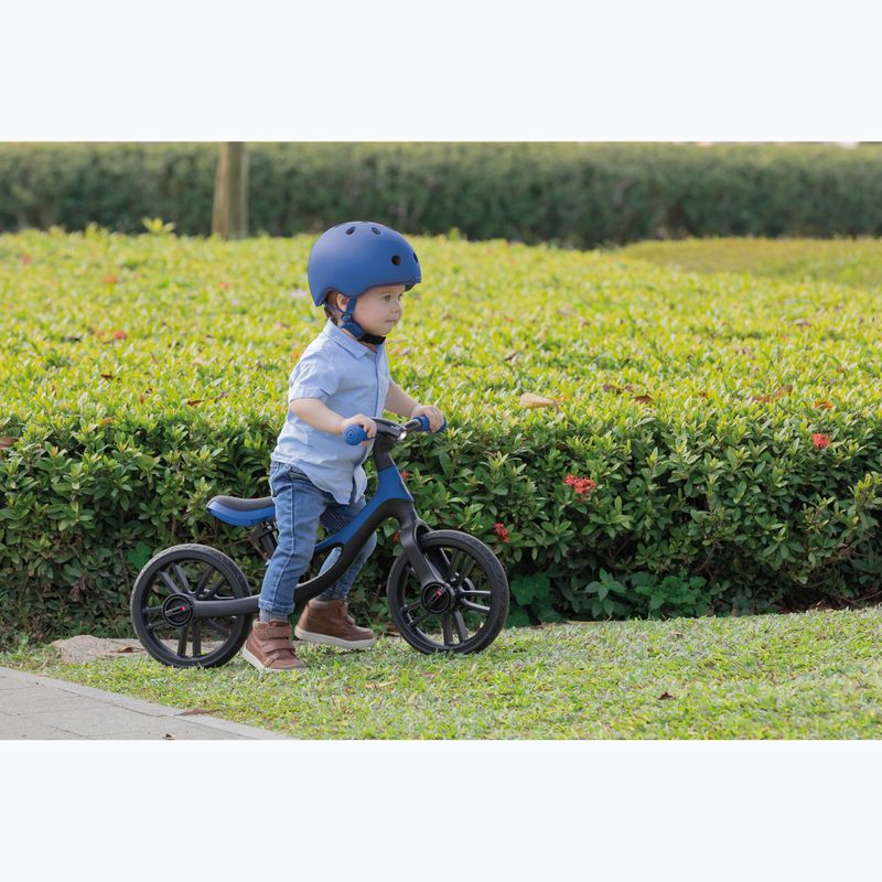 Children's helmet Globber Elite Lights navy blue racing 9