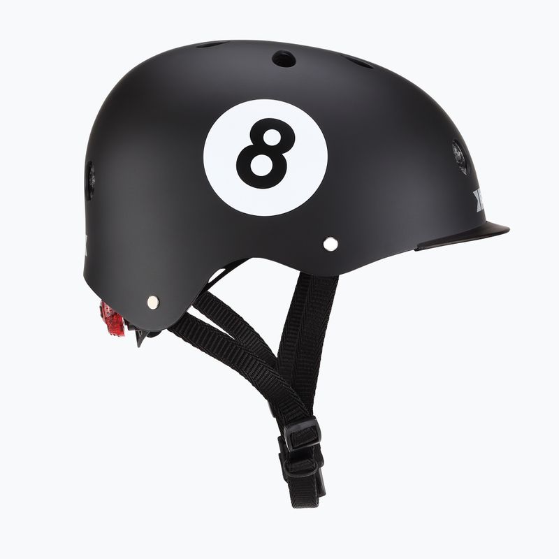 Children's helmet Globber Elite Lights black 8 ball 2