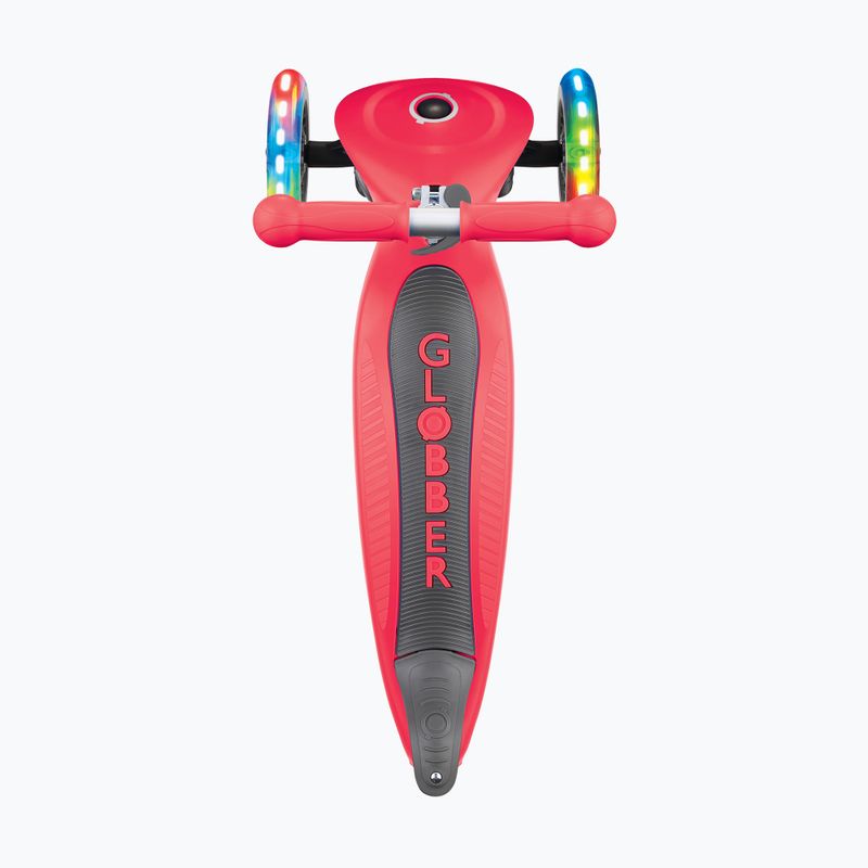 Globber Primo Foldable Lights red children's tricycle scooter 5