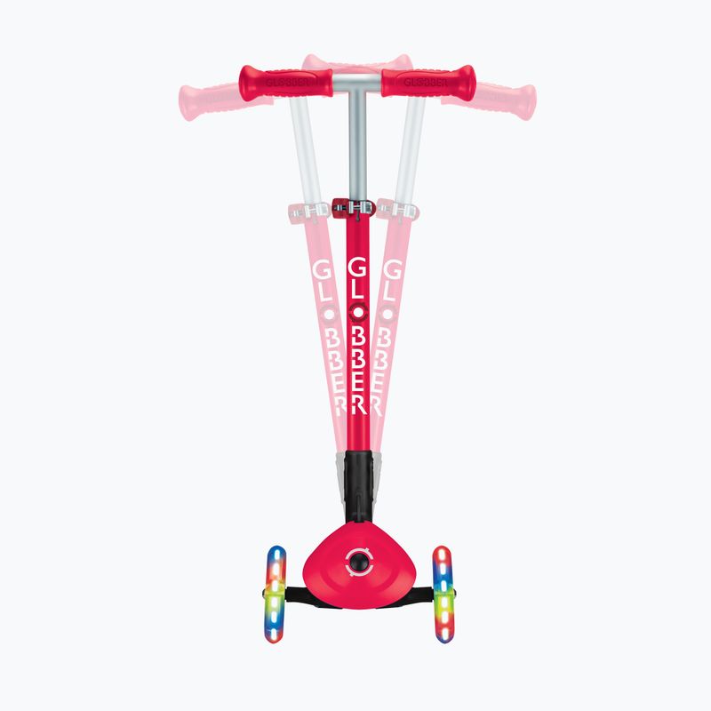 Globber Primo Foldable Lights red children's tricycle scooter 9