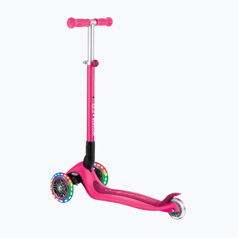 Children's three-wheeled scooter Globber Primo Foldable Lights fuchsia 3