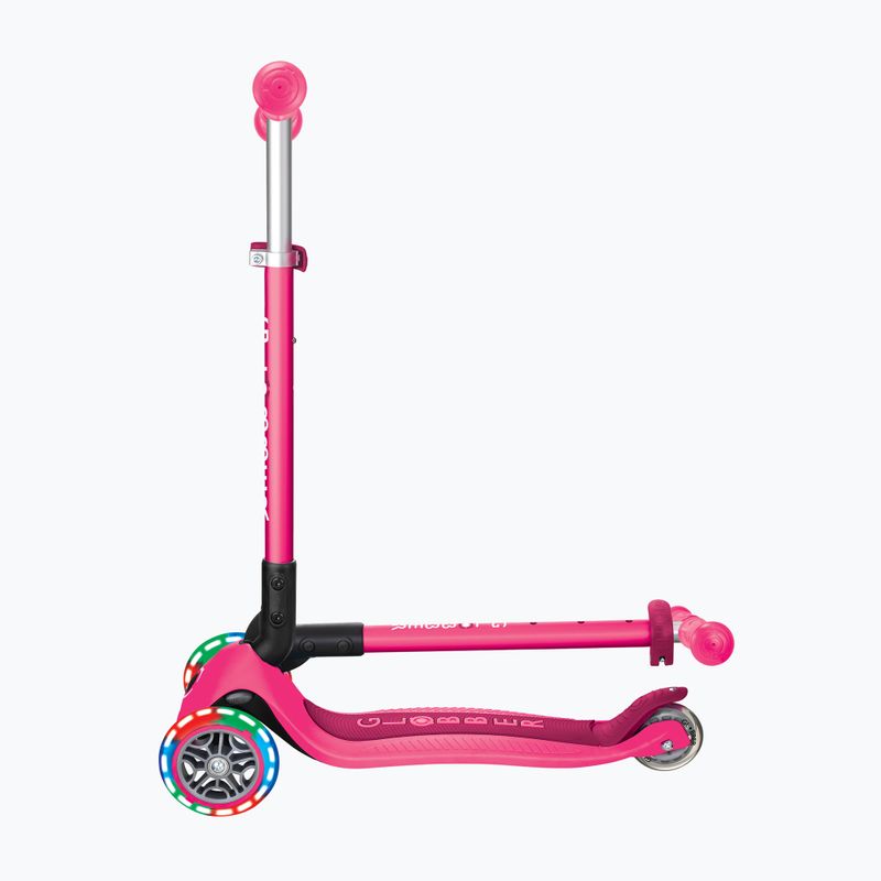 Children's three-wheeled scooter Globber Primo Foldable Lights fuchsia 6